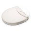 MIMIKO Sheet for round mattress + perimeter rubber - white