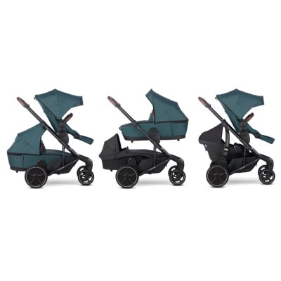 EASYWALKER Kombi-Kinderwagen Harvey⁵ Premium 2in1 Jade Green LITE RWS