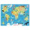 Puzzle Mudpuppy Mapa do Mundo em saco de tecido 36 peças