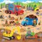 Mudpuppy Puzzle de chão carros na construção 25 peças