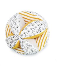 Doudou Textile Activity Ball with Rattle Bee 15 cm