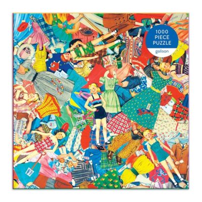 Galison Puzzle Papierpuppen Vintage 1000 Teile
