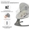 KINDERKRAFT Lehátko houpací s melodií 2v1 Lumi, do 9 kg, Premium Light Grey