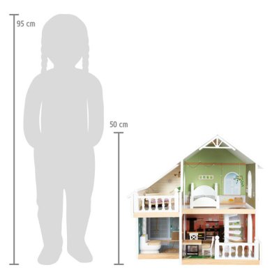 small foot Puppenhaus aus Holz mit Terrasse