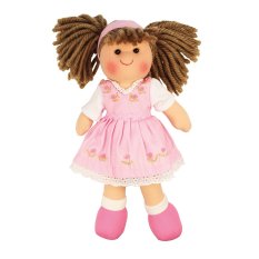 Bigjigs Toys Lalka szmaciana Rose 28 cm