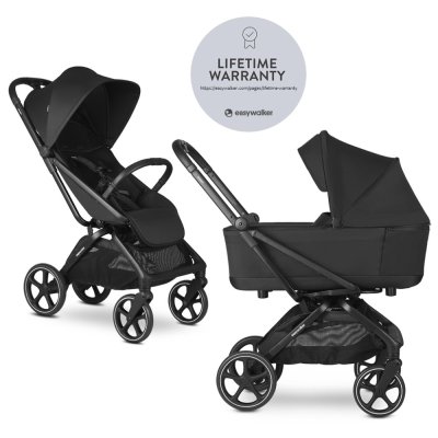 EASYWALKER Kombi-Kinderwagen Rockey L Pure Black