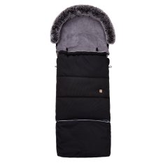 Śpiworek DE LUXE 5-punktowy Outlast® - czarny/szary