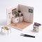 Puzzle 3D en bois RoboTime Miniature Maison de poupée Cuisine Happy Meals