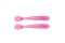 CHICCO Spoon silicone 2 pcs pink 6m+