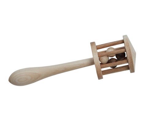 Wooden Story Grzechotka z kuleczkami