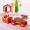 Bigjigs Rail Santova zaprega + tračnica