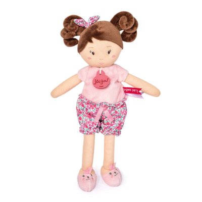 Doudou Jolijou Lalka LES PIPELLETTES 25 cm 1 szt. jasnoróżowa