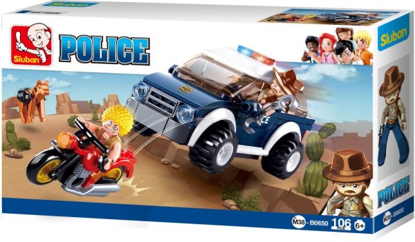 Sluban Police M38-B0650 Offroad et voleur à moto