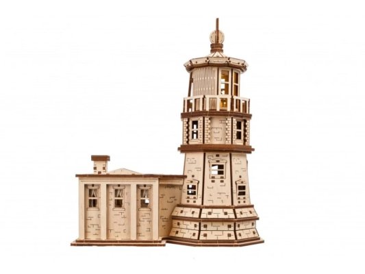Puzzle 3D en bois mécanique Ugears Phare de Split Rock