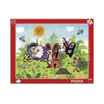 Puzzle de chão Dino Krtek e a banda 40 peças