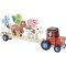 Vilac Tracteur en bois avec animaux à empiler