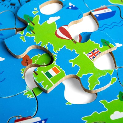 Bigjigs Toys Puzzle Europejskie zabytki