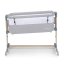 KINDERKRAFT SELECT Regulowane łóżeczko Neste Air Grey Wood, Premium