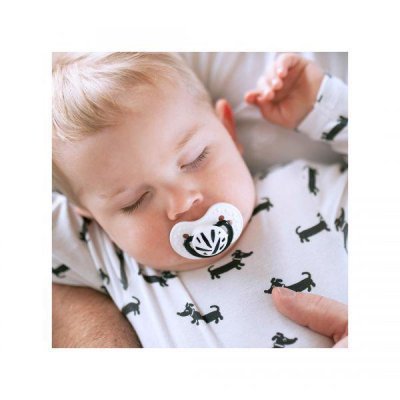 LOVI Silikon-Schnuller dynamisch Salt&Pepper 0-3m 2 Stk