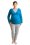 Maternity and Nursing Pyjamas, Long, Dark Turquoise + Grey Marl