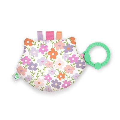 INGENUITY Sensorik-Spielzeug am C-Ring Crinklet™ Waschbär Deni 0m+