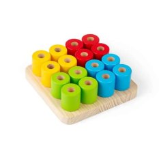 Bigjigs Toys Rodillos de equilibrio sobre base - embalaje dañado