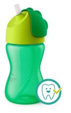 Philips AVENT Becher mit flexiblem Strohhalm 300 ml Junge