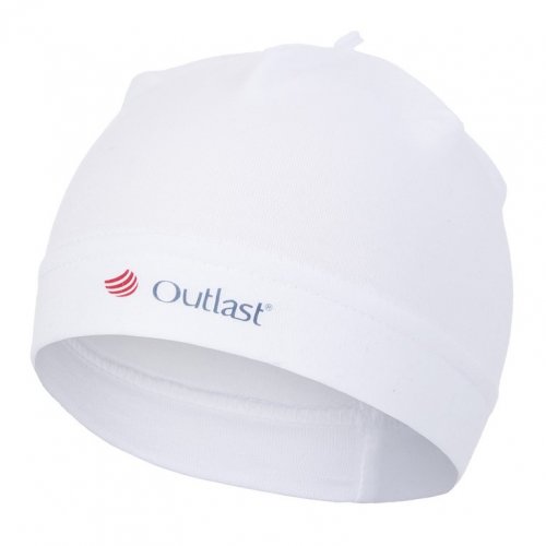 Vékony csecsemősapka Outlast® - fehér