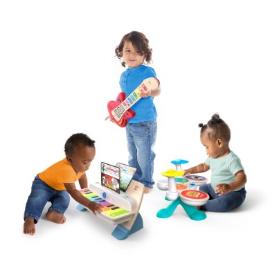 BABY EINSTEIN Jucărie chitară muzicală din lemn Together in Tune Guitar™ Connected Magic Touch™ HAPE 6m+