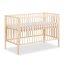 KLUPS Wooden cot with removable partitions Frank Natural 120x60 cm