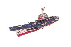 Woodcraft Houten 3D Puzzel Vliegdekschip Liaoning