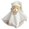 Set cadou Doudou, Ursuleț de pluș gri, 25 cm