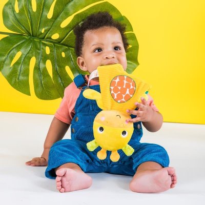 BRIGHT STARTS Toy - teether Snuggle&Teethe giraffe 0 m+