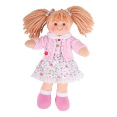 Bigjigs Toys Poupée de chiffon Poppy 28 cm