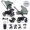 EASYWALKER SET Kinderwagen 4in1 Harvey⁵ Agave Green XXL RWS + CYBEX Aton B2 i-Size + Base