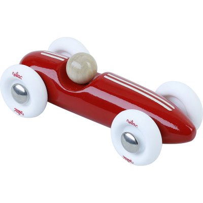 Vilac Träbil mini Grand prix vintage röd