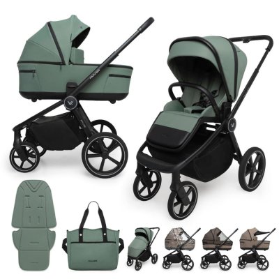 MUUVO Kombikinderwagen Five 2in1 Pine Green