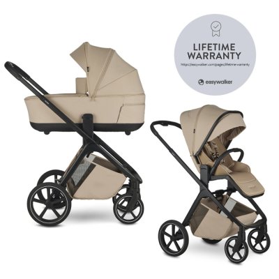 EASYWALKER Kombi-Kinderwagen Zoey Almond Taupe