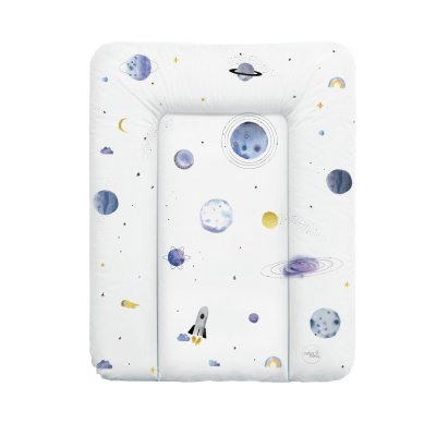 CEBA Changing pad for chest of drawers 70x50 cm Watercolor World Universe