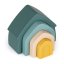 PETITE&MARS Silicone folding toy House Misty Green 12m+