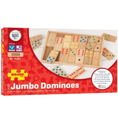 Bigjigs Toys Velike drvene domine