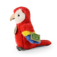 Rappa Pluche Ara Papegaai 16 cm rood ECO-FRIENDLY