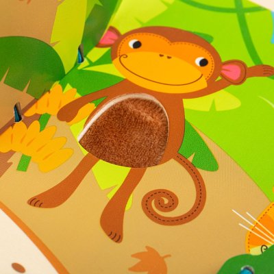 Bigjigs Toys Sensoriska djungelpussel