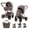 ADAMEX Kombikinderwagen Delta Natura Cappuccino