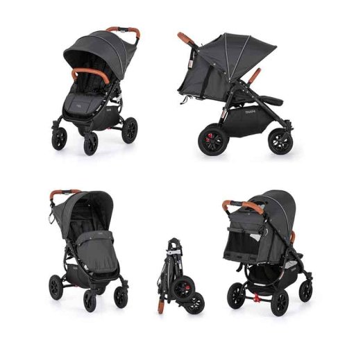 VALCO BABY Sport stroller Snap 4 Sport Flat Matte LTD Edition Signature Grey, eco leather