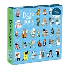 Galison Puzzle Hunde bei der Arbeit 500 Teile