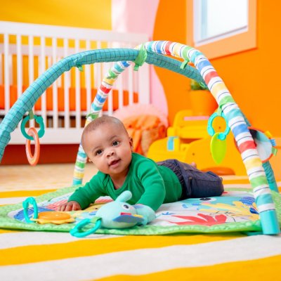 BRIGHT STARTS Hrací deka Wild Wiggles s aktivitami 0m+