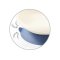 BABYONO Schüssel mit Saugnapf und Löffel blau 230 ml 6m+
