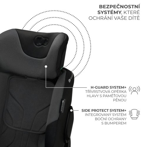 KINDERKRAFT SELECT Car seat i-Fix 40-150 cm Graphite black