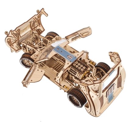 Ugears Drewniane Puzzle Mechaniczne 3D UGT-24 Endurance Racer